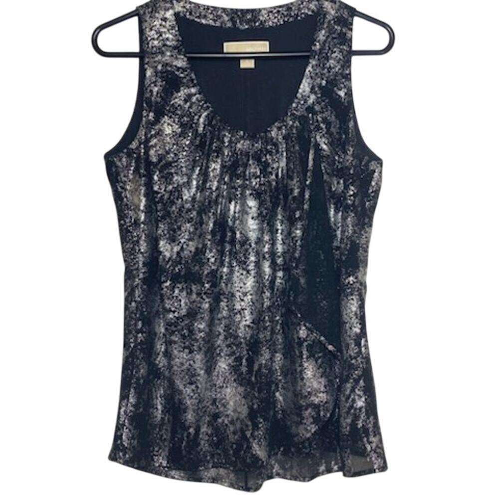 Michael Kors Women’s Tank • Small • Black & Silver • 100% Polyester
